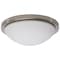 Nuvo Button, 11 Inch LED Flush Mount Fixture, Brushed Nickel Finish, CCT Selectable, 120 Volts 62/1842 - alternate 5